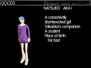 Natsuko's profile in the DS version