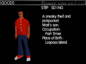 Step's profile in the DS version