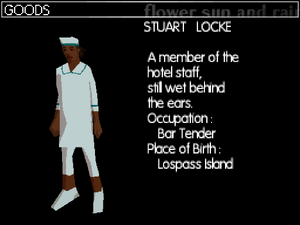 Rock's profile in the DS version