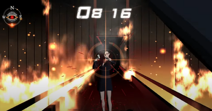 Julia during her boss fight.