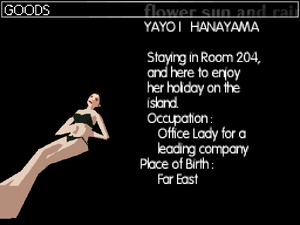 Yayoi's profile in the DS version