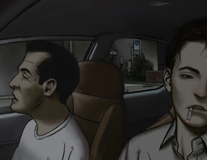 With Kusabi at the stakeout