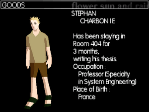 Stephan's profile in the DS version